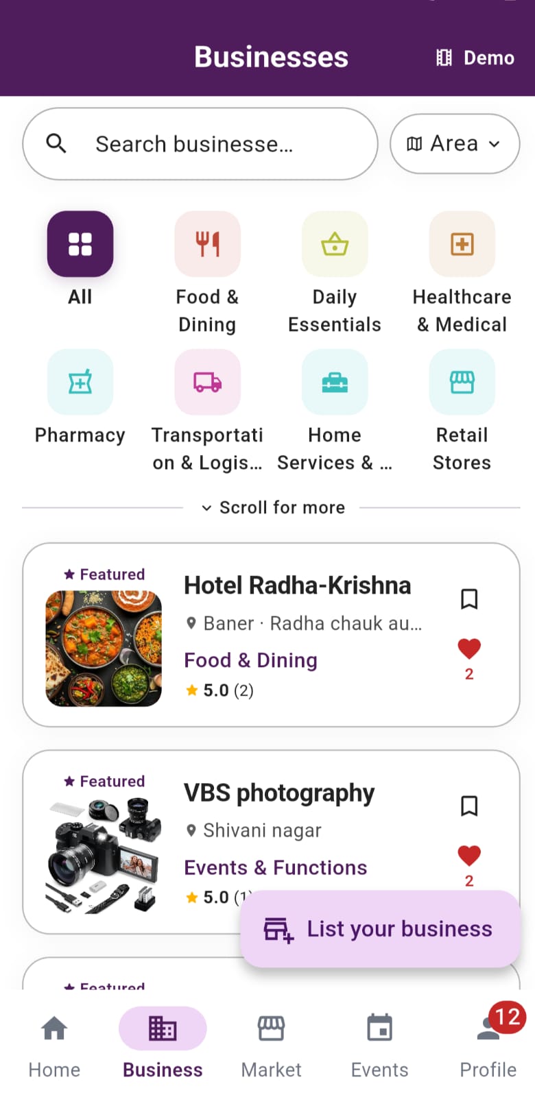 Citivo app — listing details